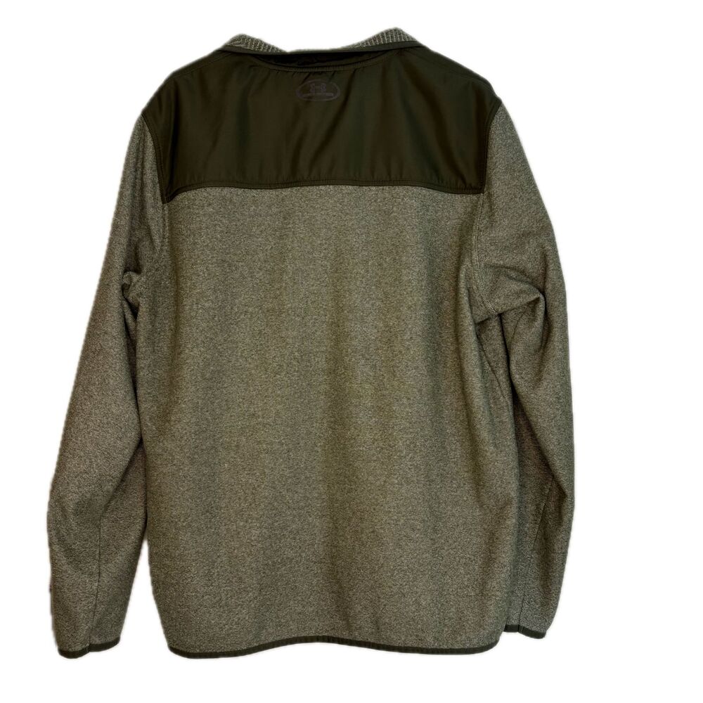 Under Armour ColdGear Fleece Men’s XL 1/4 Quarter Zip Jacket Sweater Activewear - Picture 6 of 8
